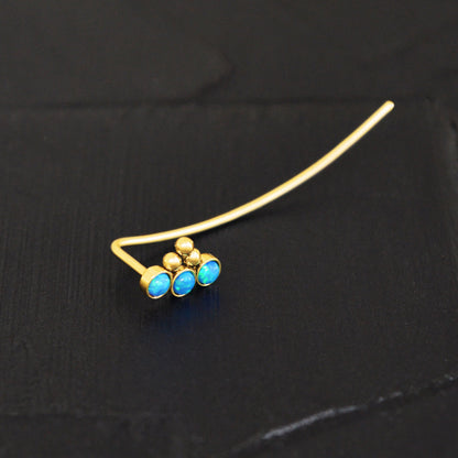 Up The Ear Earrings Surgical Steel - TitaniumFashion