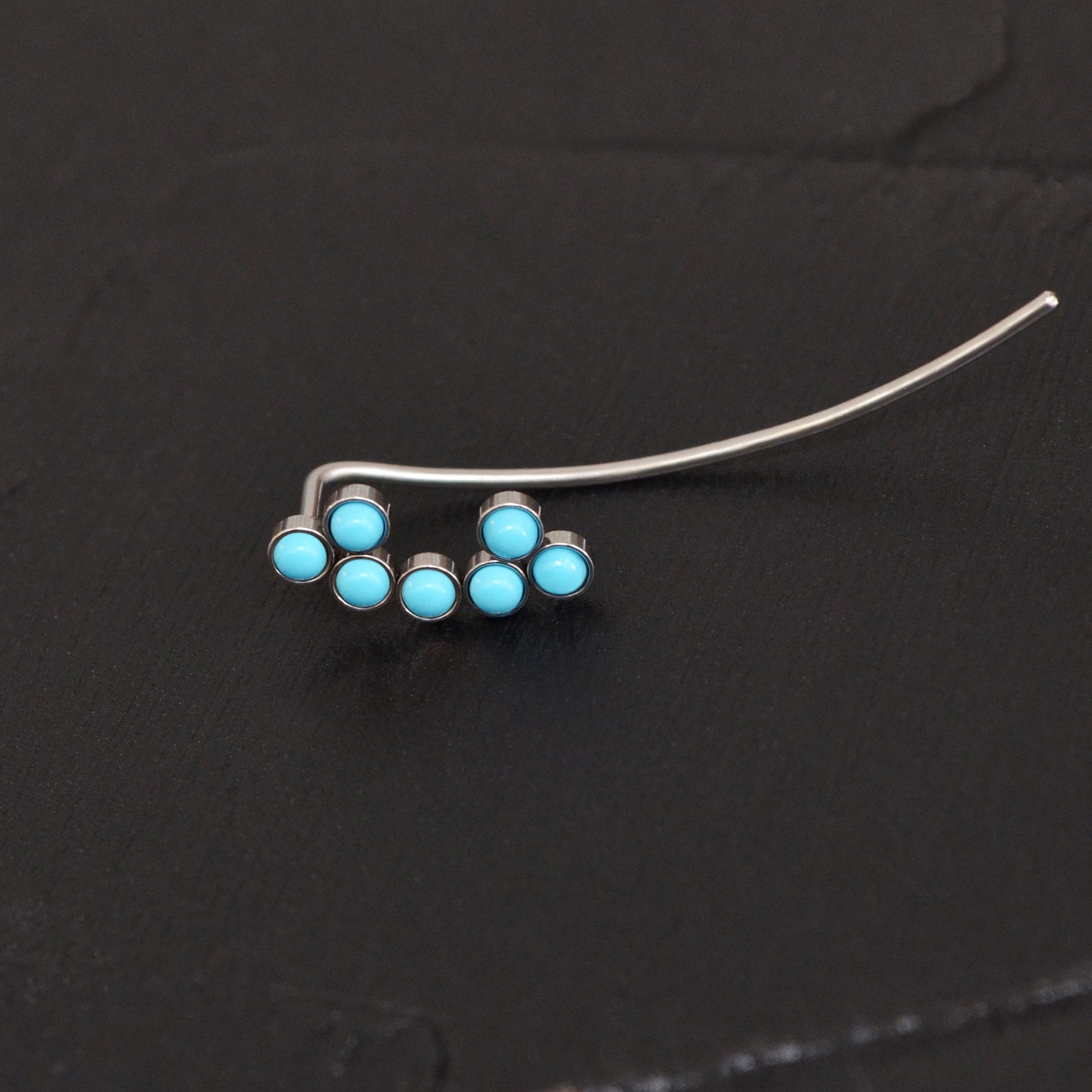 Climbing Earrings Surgical Steel - TitaniumFashion