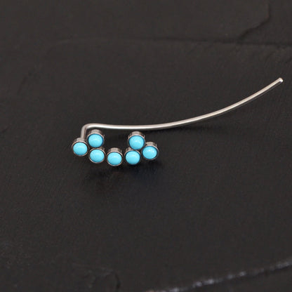 Climbing Earrings Surgical Steel - TitaniumFashion