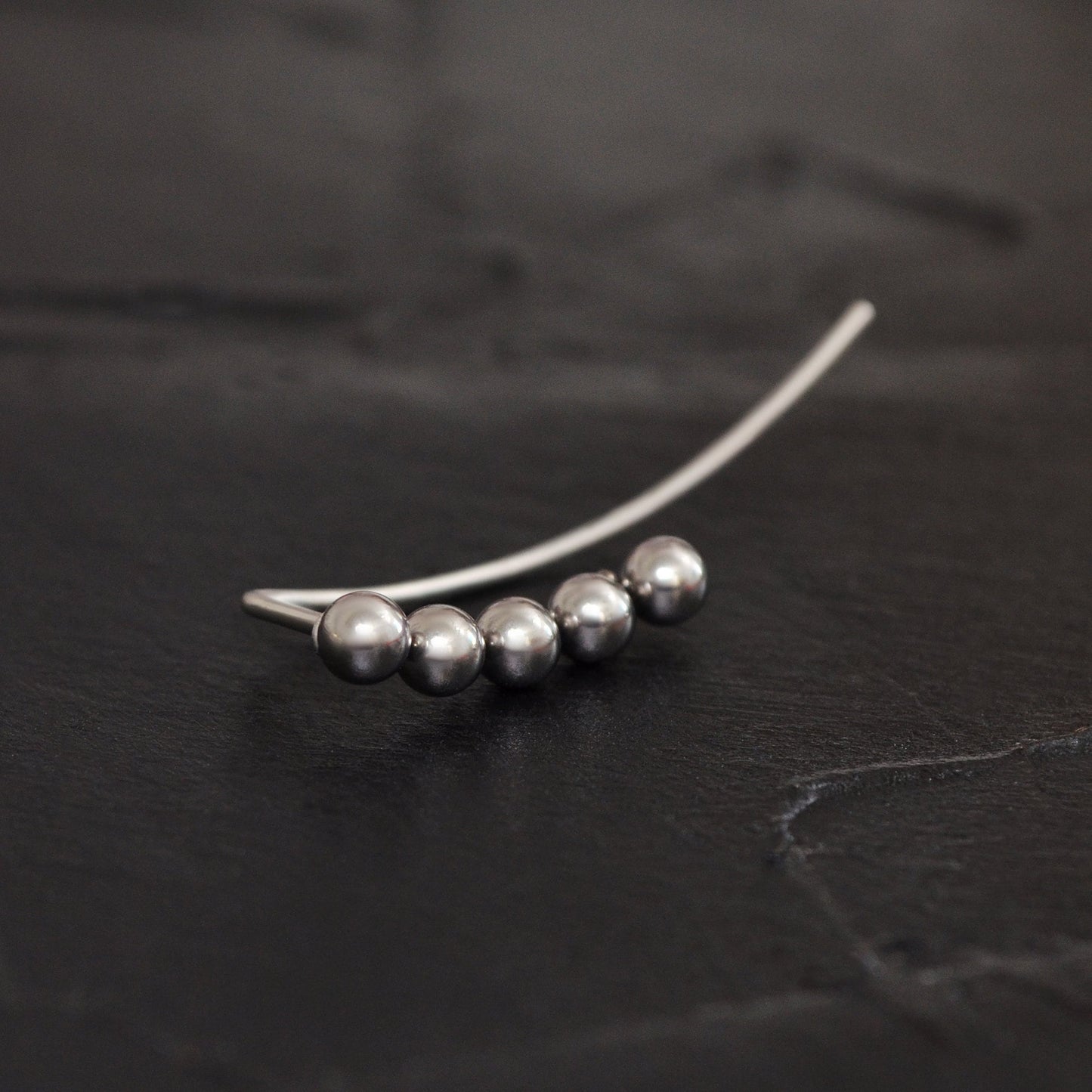 Climber Earrings Surgical Steel - TitaniumFashion