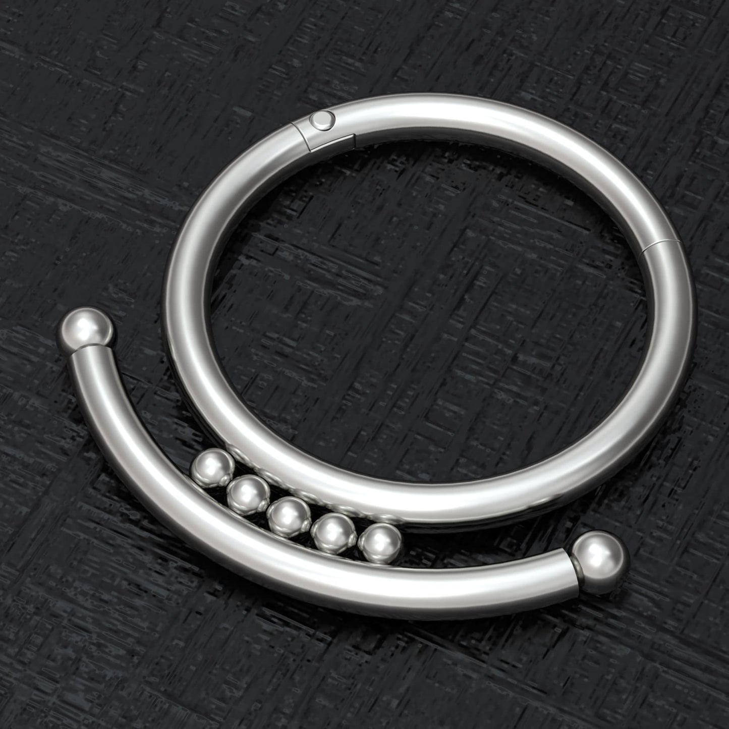 Nipple Ring Hoop Titanium - TitaniumFashion