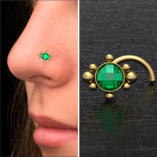 Nose Screw Stud Surgical Steel - TitaniumFashion