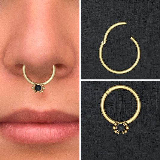 Daith Earring Surgical Steel - TitaniumFashion