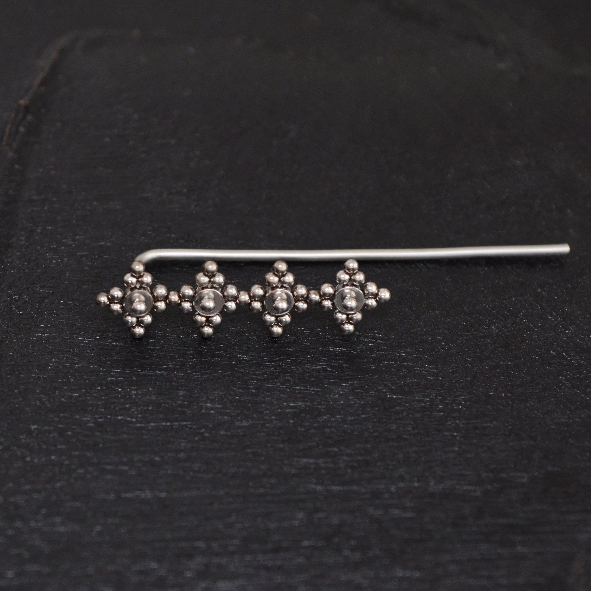 Surgical Steel Ear Crawler Earrings - TitaniumFashion