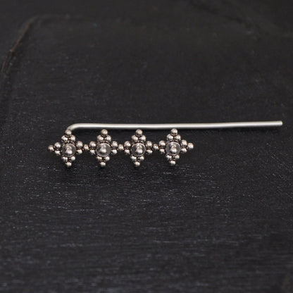 Surgical Steel Ear Crawler Earrings - TitaniumFashion