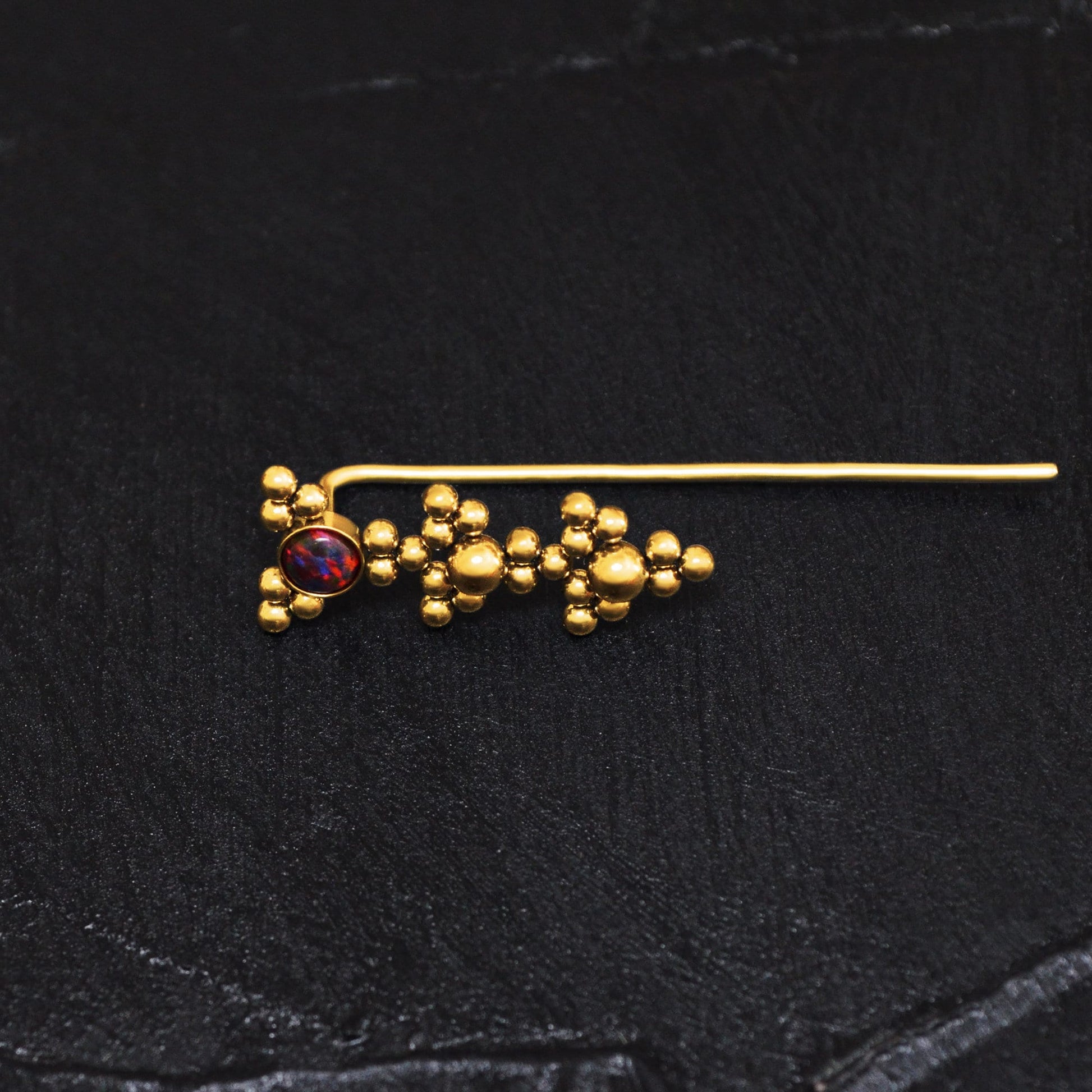Ear Pin Earrings Surgical Steel - TitaniumFashion