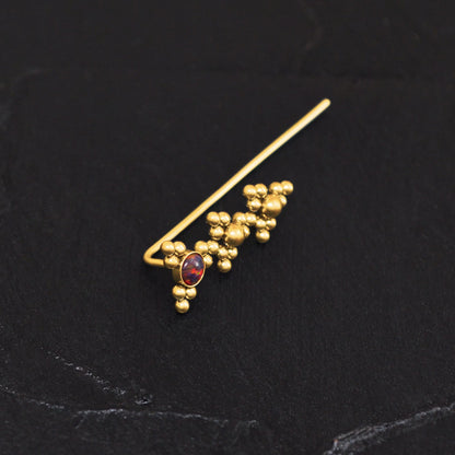 Ear Pin Earrings Surgical Steel - TitaniumFashion