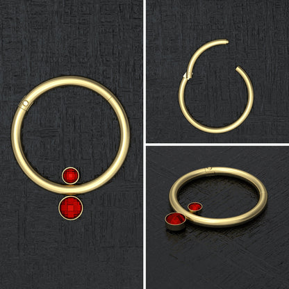 Nipple Ring Hoop Surgical Steel - TitaniumFashion