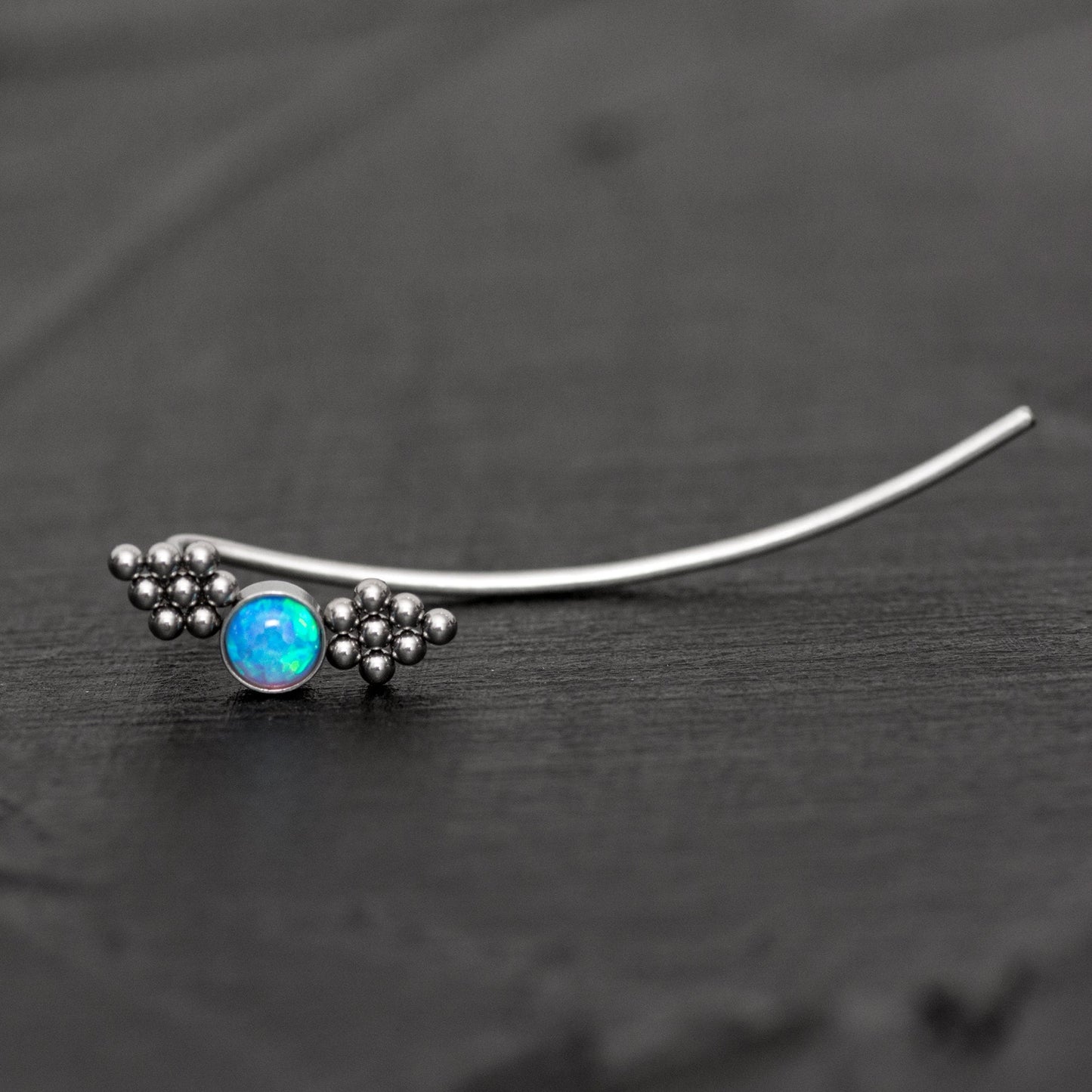 Climbing Earrings Surgical Steel - TitaniumFashion