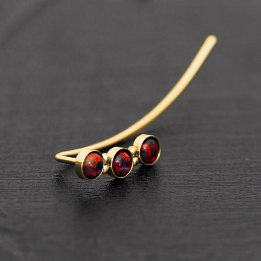 Surgical Steel Ear Crawler Earrings - TitaniumFashion