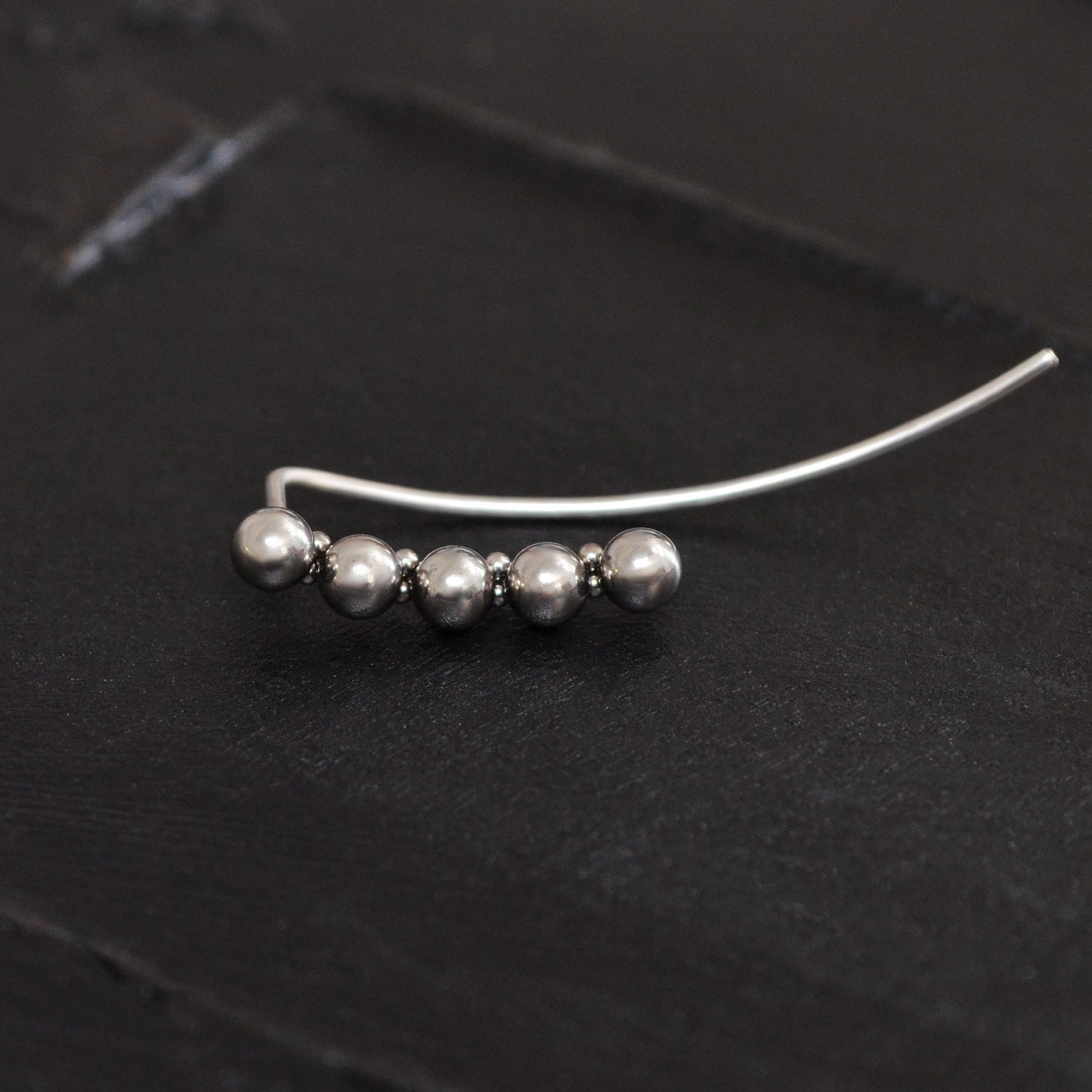 Climber Earrings Surgical Steel - TitaniumFashion