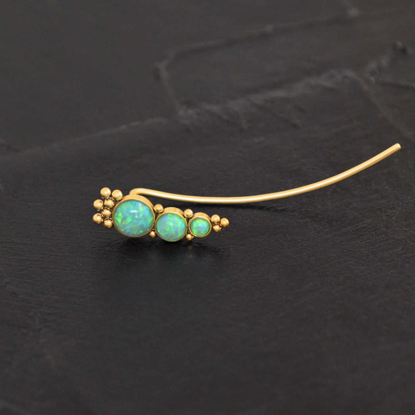 Climber Earrings Surgical Steel - TitaniumFashion