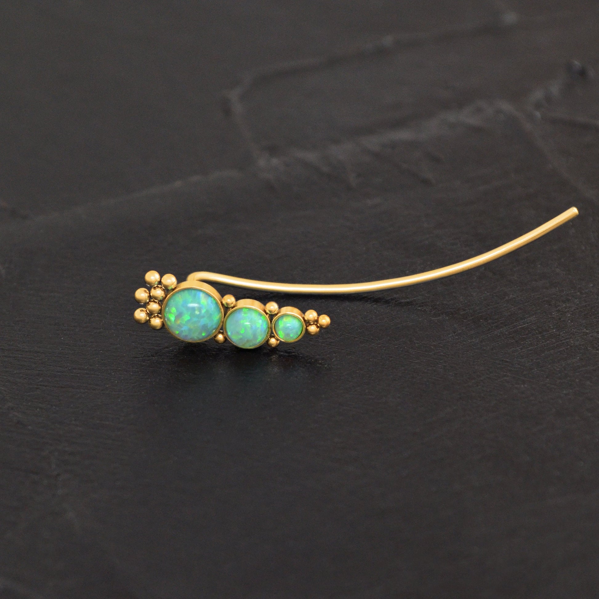 Climber Earrings Surgical Steel - TitaniumFashion