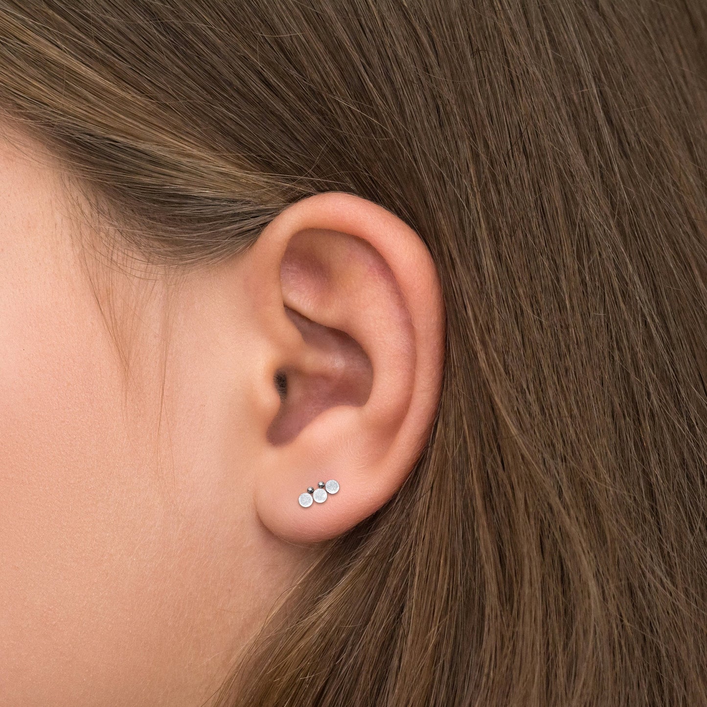 Surgical Steel Ear Crawler - TitaniumFashion