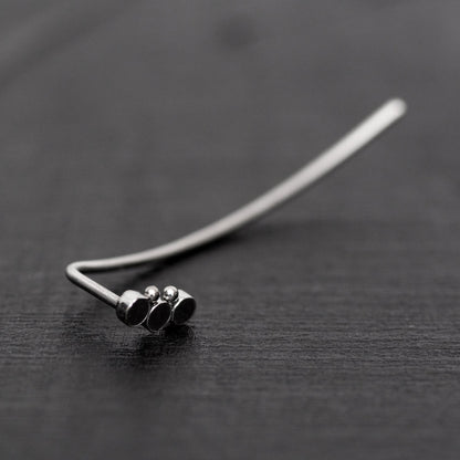 Surgical Steel Ear Crawler - TitaniumFashion