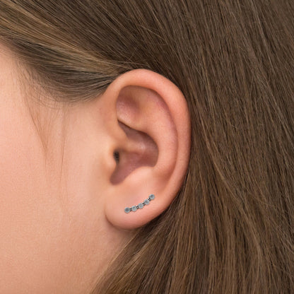Climbing Ear Cuff Earrings Surgical Steel - TitaniumFashion