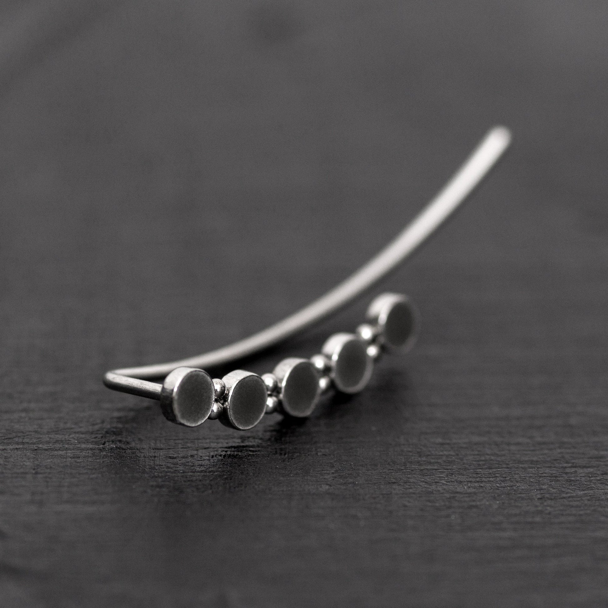 Climbing Ear Cuff Earrings Surgical Steel - TitaniumFashion