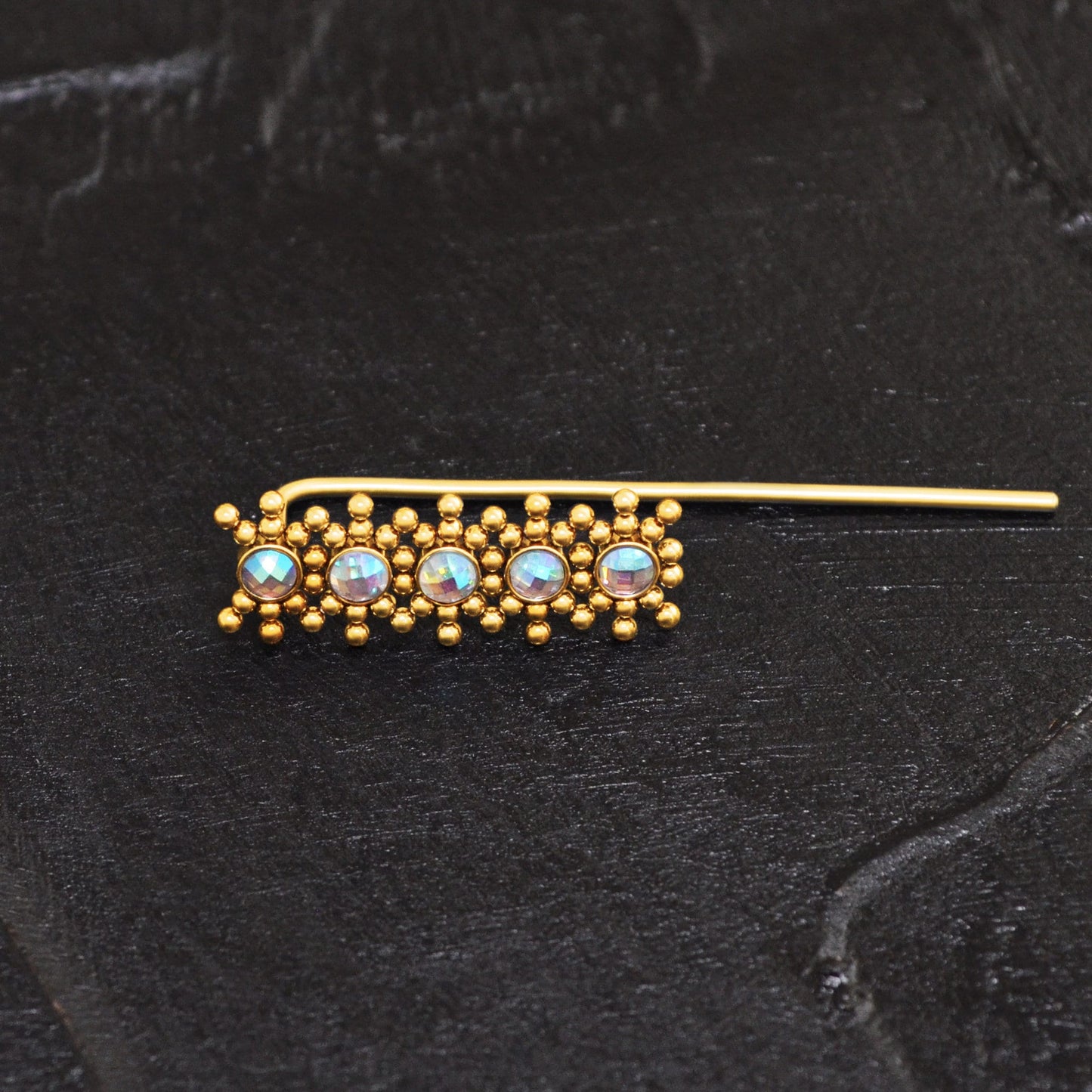 Climber Earrings Surgical Steel - TitaniumFashion