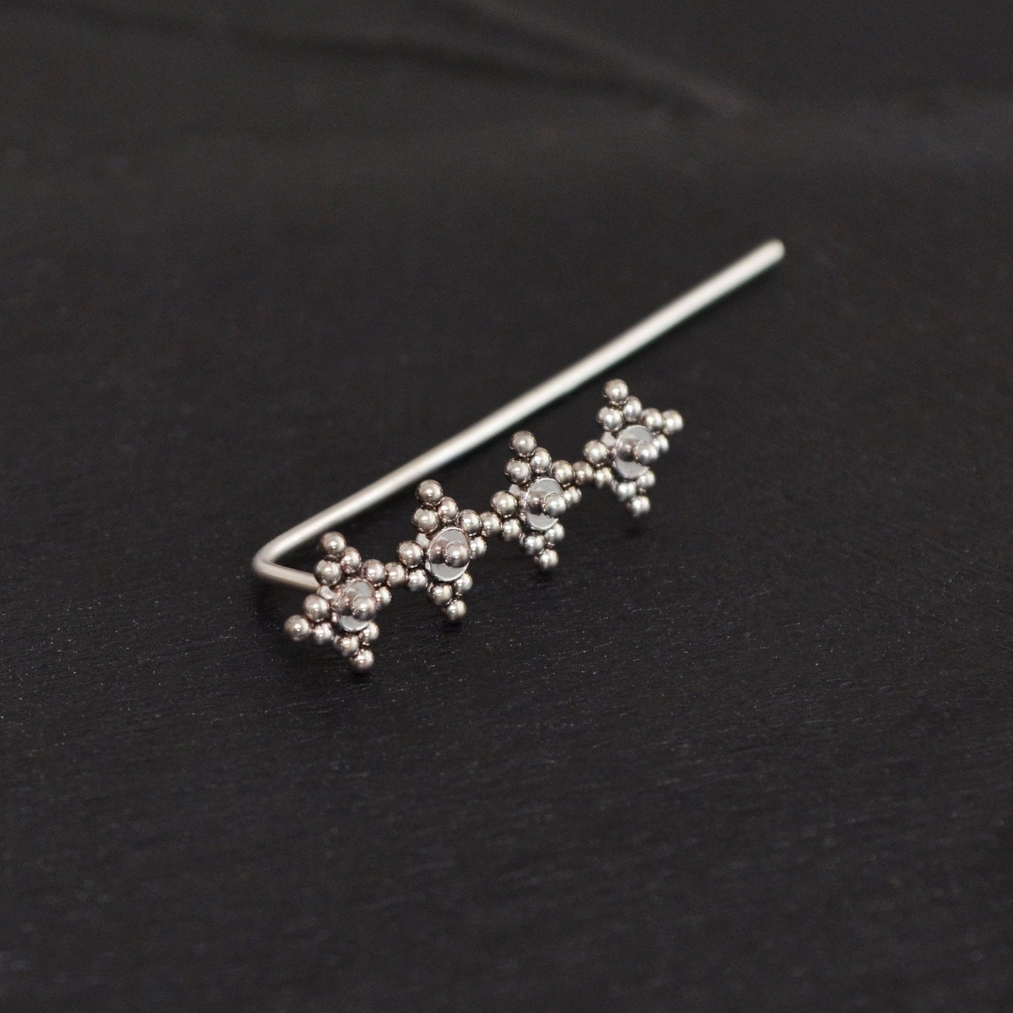 Surgical Steel Ear Crawler Earrings - TitaniumFashion