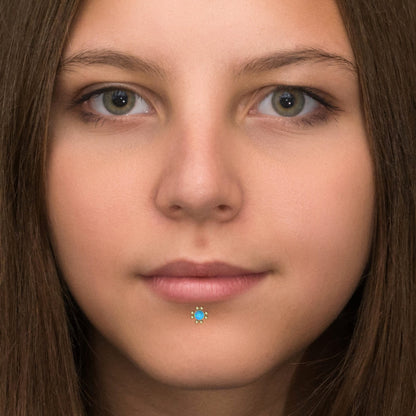 Opal Lip Labret - TitaniumFashion