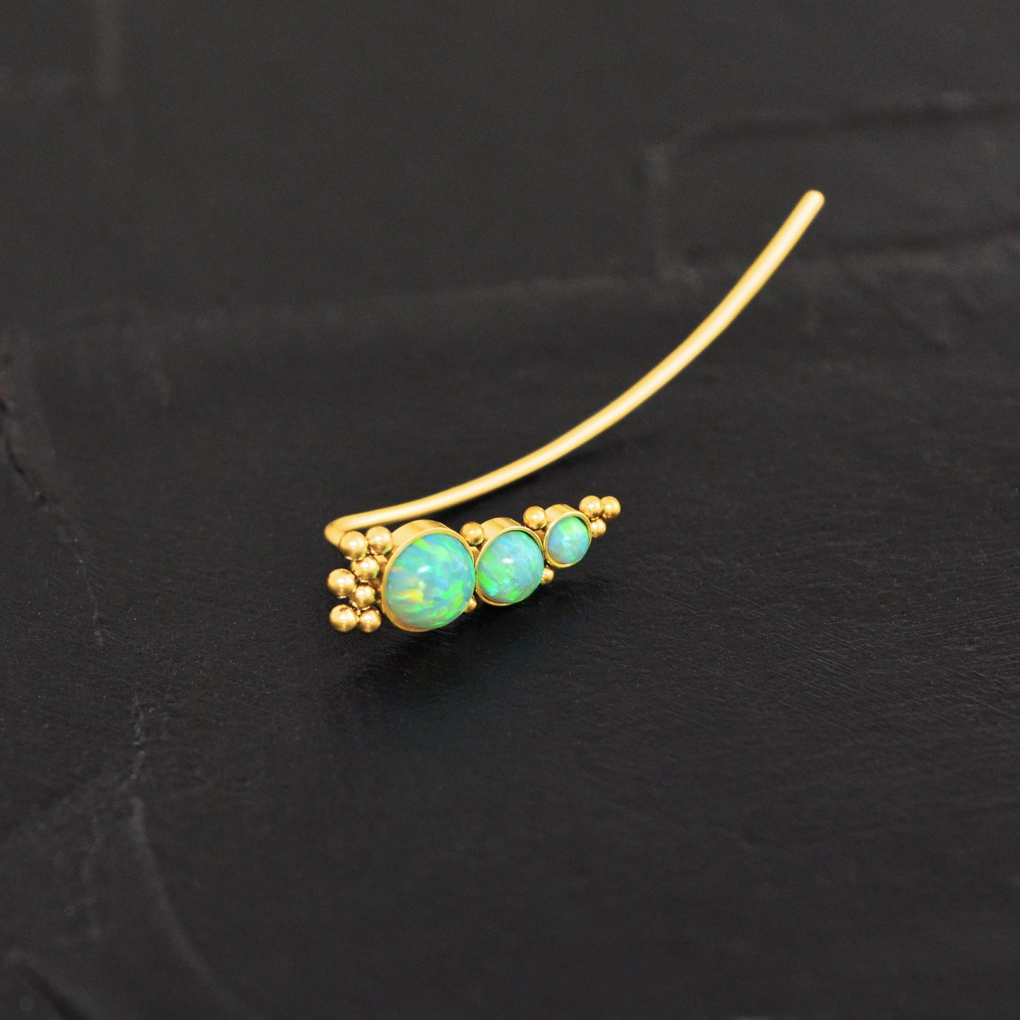 Climber Earrings Surgical Steel - TitaniumFashion