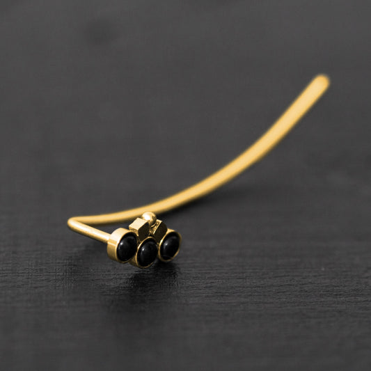 Ear Pin Earrings Surgical Steel - TitaniumFashion