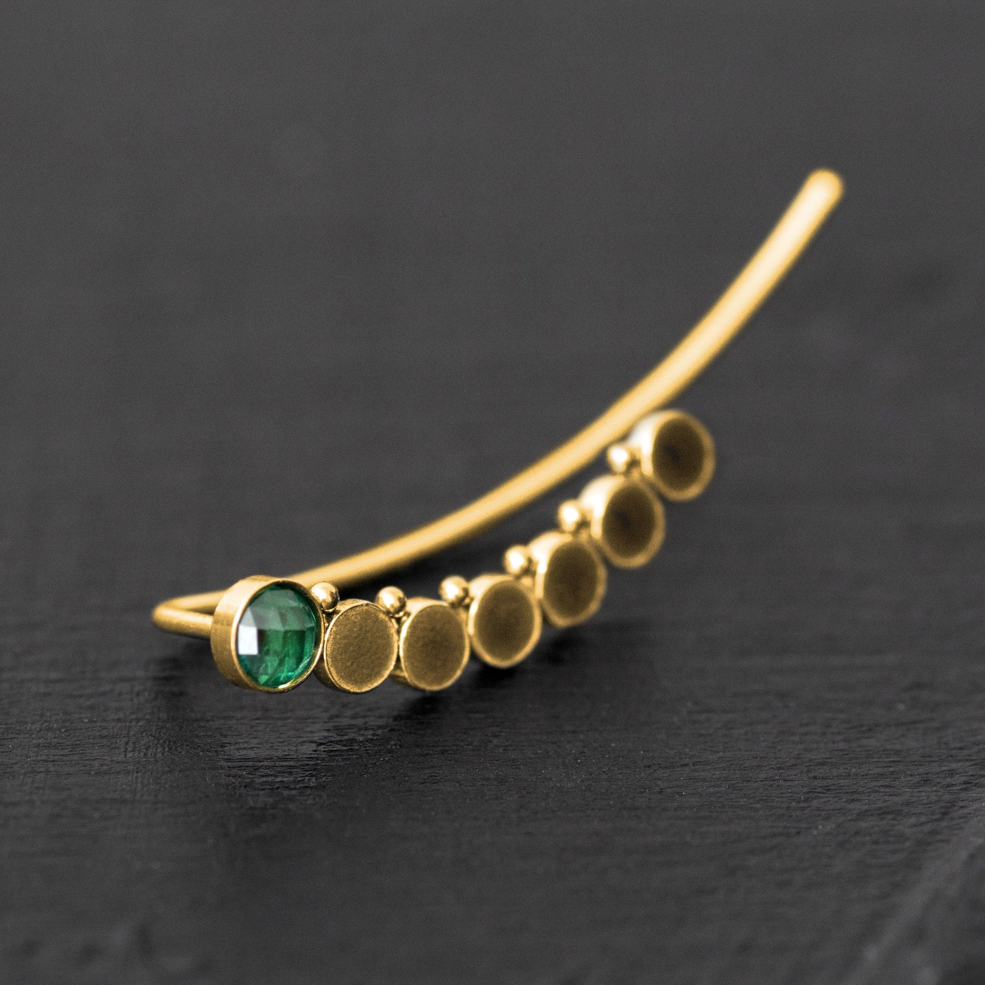 Climber Earrings Surgical Steel - TitaniumFashion