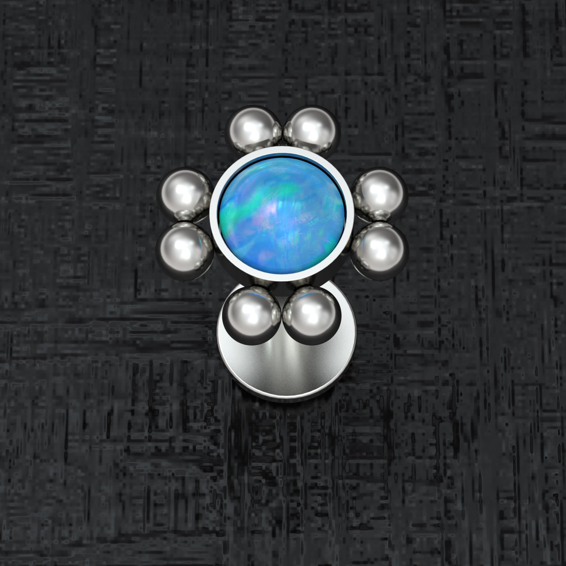 Opal Lip Labret Titanium - TitaniumFashion