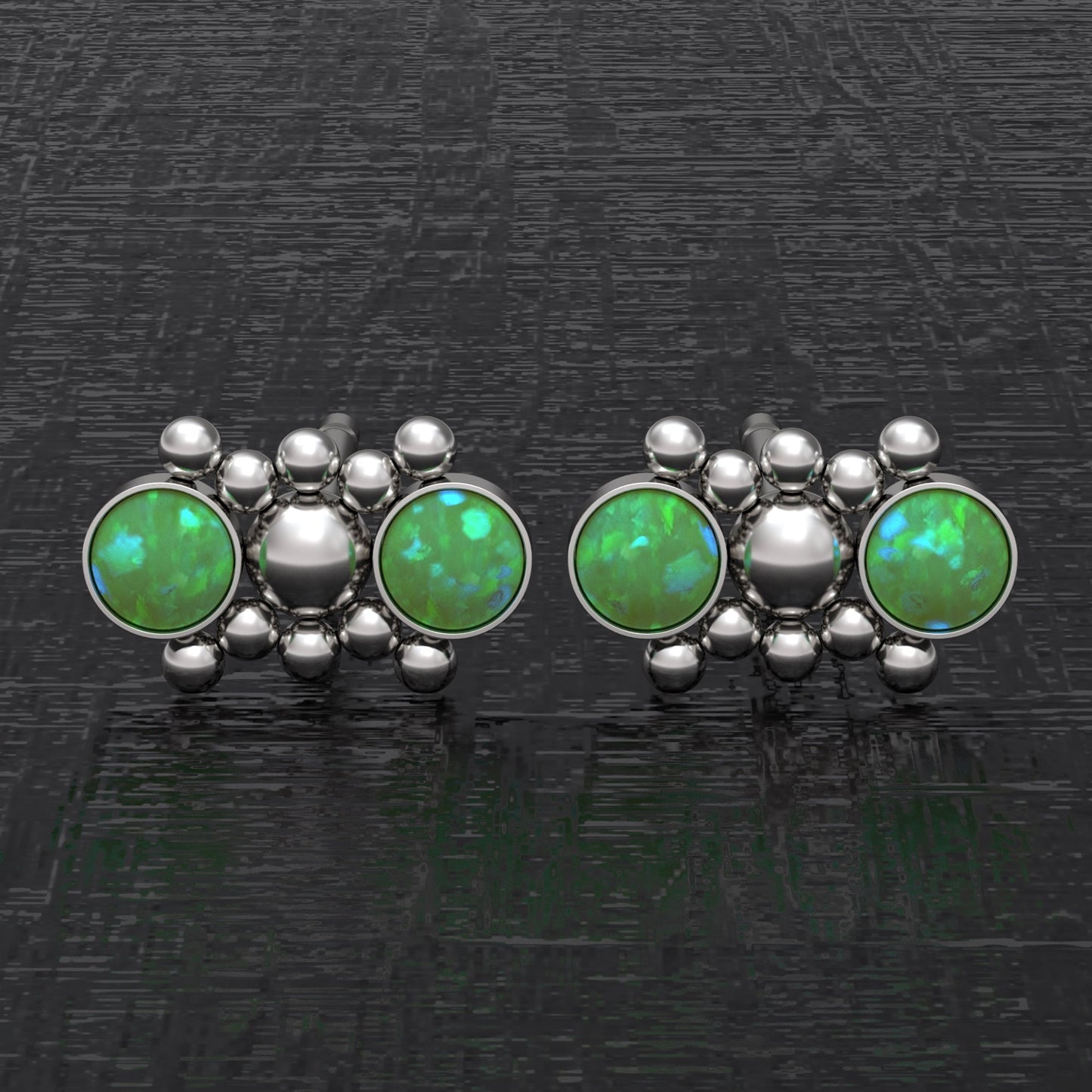 Small Stud Earrings Surgical Steel - TitaniumFashion