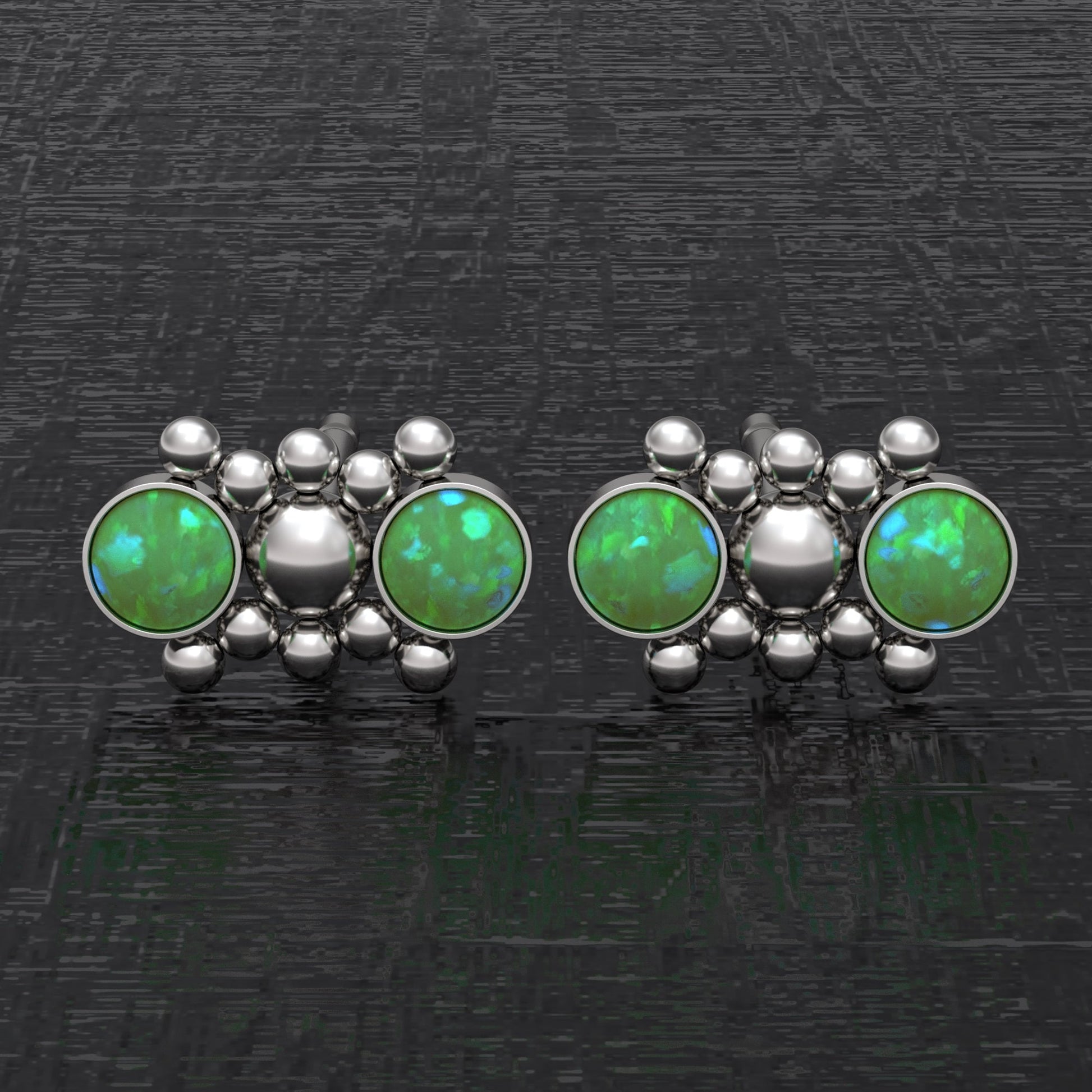 Small Stud Earrings Surgical Steel - TitaniumFashion