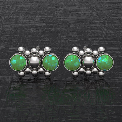 Small Stud Earrings Surgical Steel - TitaniumFashion