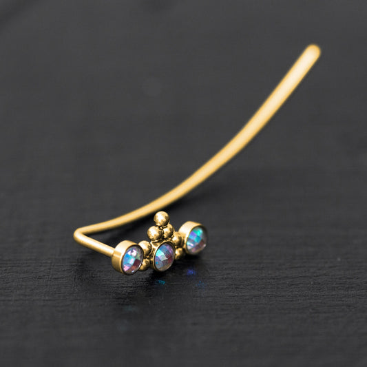 Surgical Steel Ear Crawler Earrings - TitaniumFashion