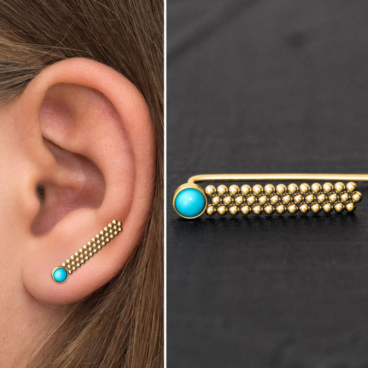 Surgical Steel Ear Crawler Earrings - TitaniumFashion