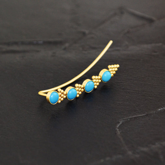 Climbing Earrings Surgical Steel - TitaniumFashion