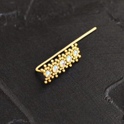 Climber Earrings Surgical Steel - TitaniumFashion