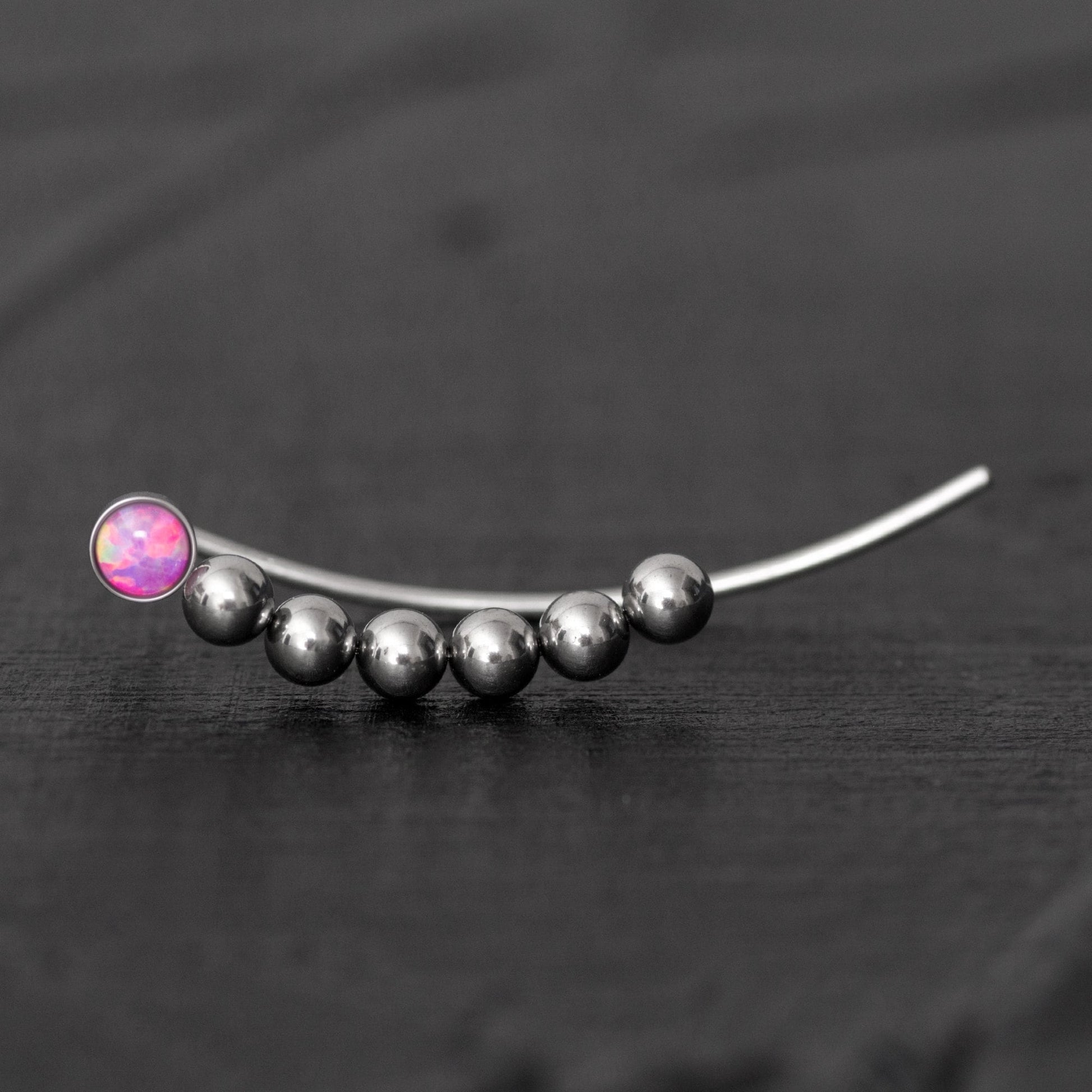 Up The Ear Earrings Surgical Steel - TitaniumFashion