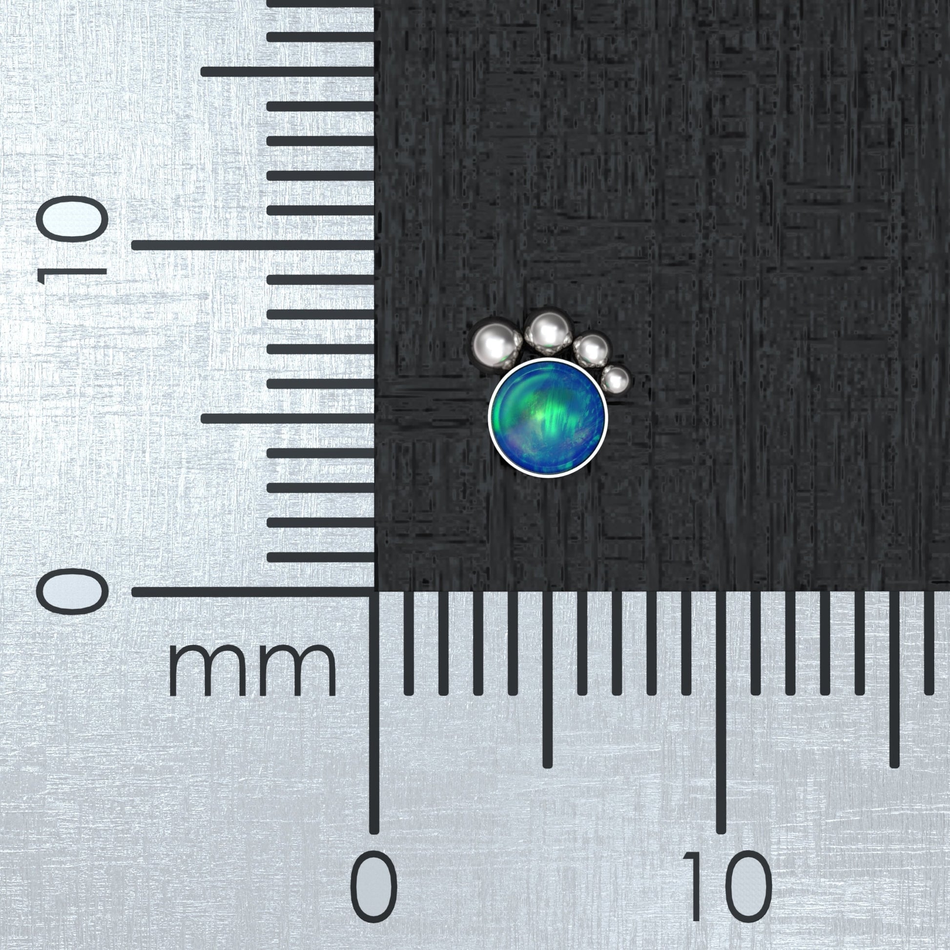 Internally Threaded Dermal Top Surgical Steel - TitaniumFashion