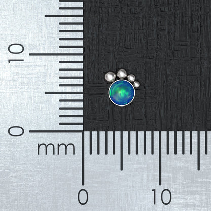 Internally Threaded Dermal Top Surgical Steel - TitaniumFashion