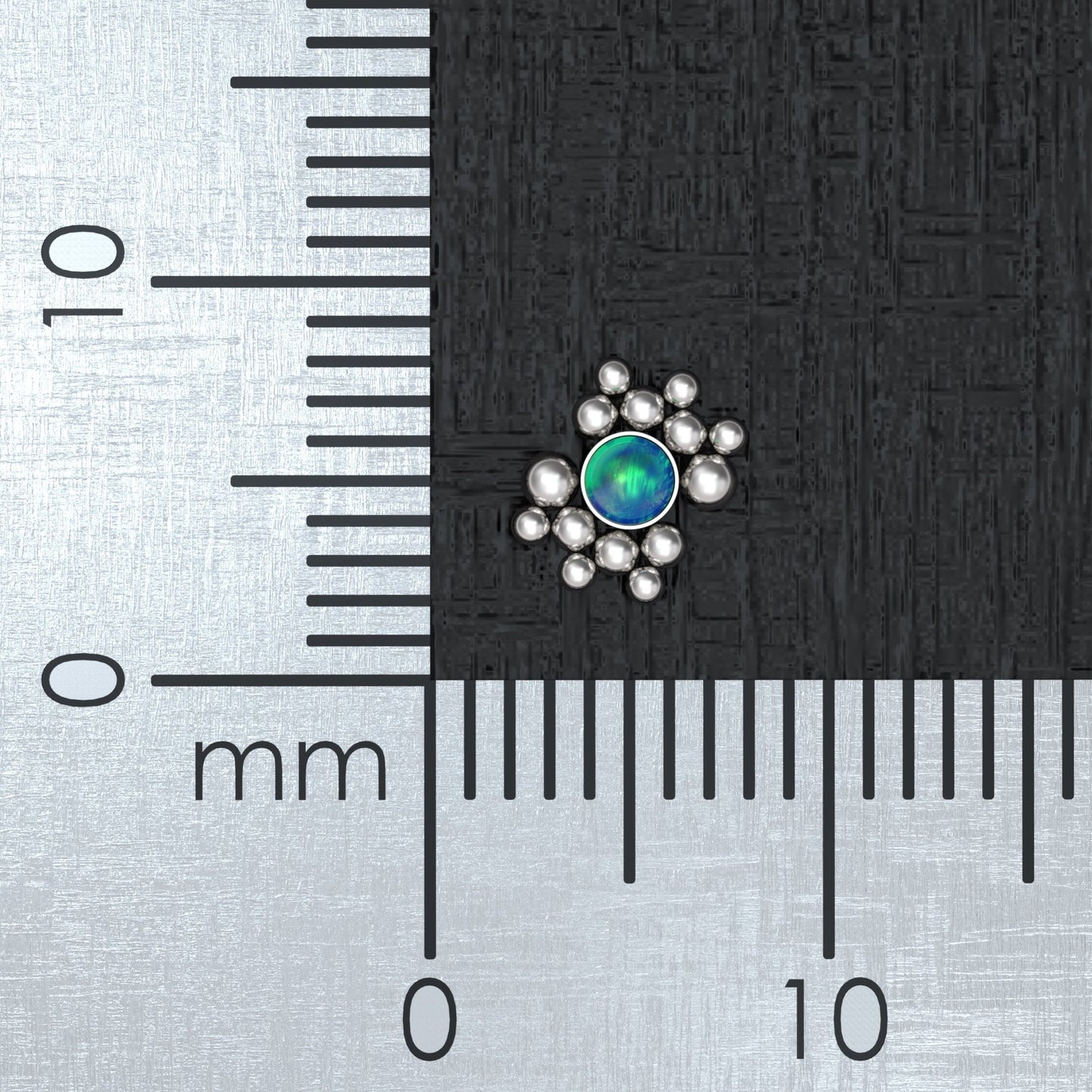 Internally Threaded Dermal Top Surgical Steel - TitaniumFashion