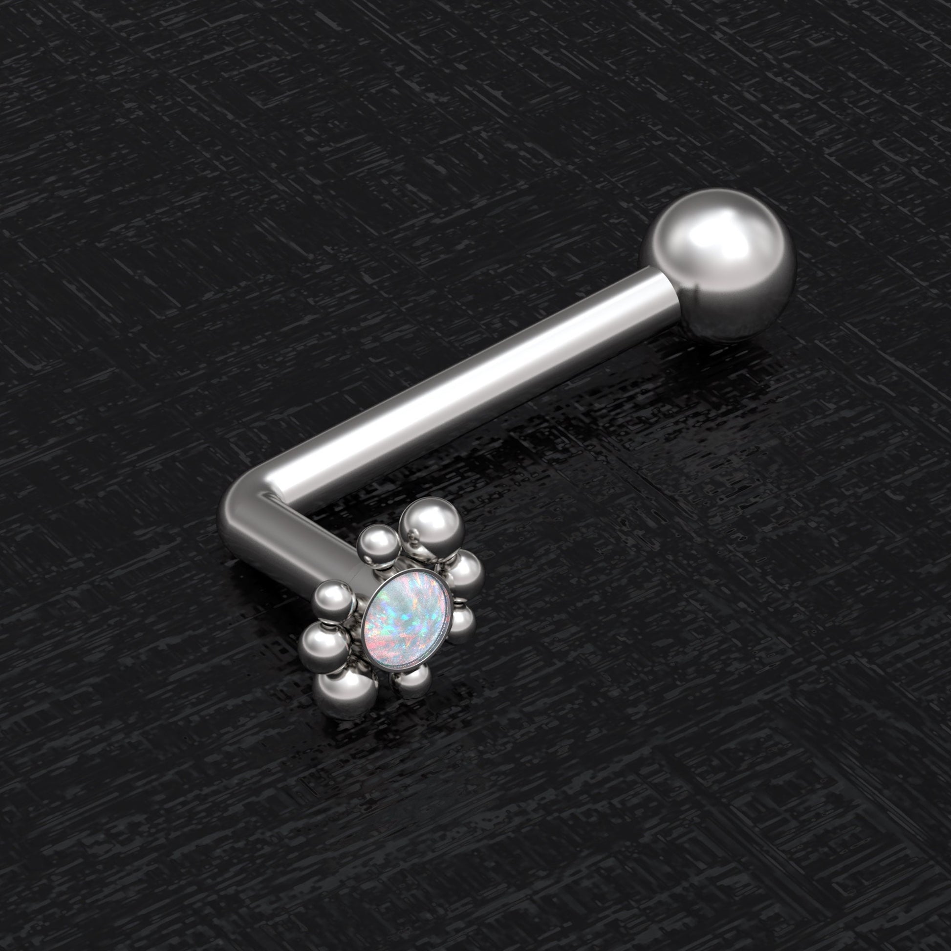 Surgical Steel Christina Piercing 14g - TitaniumFashion