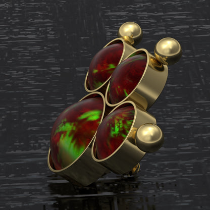 Internally Threaded Dermal Top Surgical Steel - TitaniumFashion