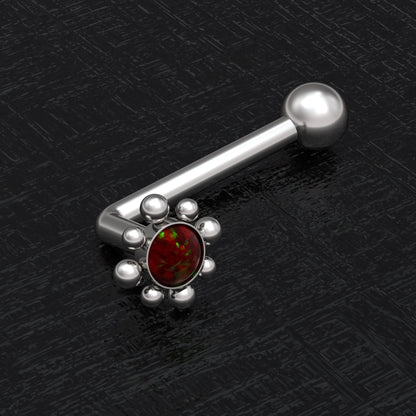 Surgical Steel Vertical Hood Jewelry 14g - TitaniumFashion