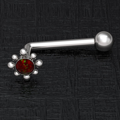 Surgical Steel Vertical Hood Jewelry 14g - TitaniumFashion