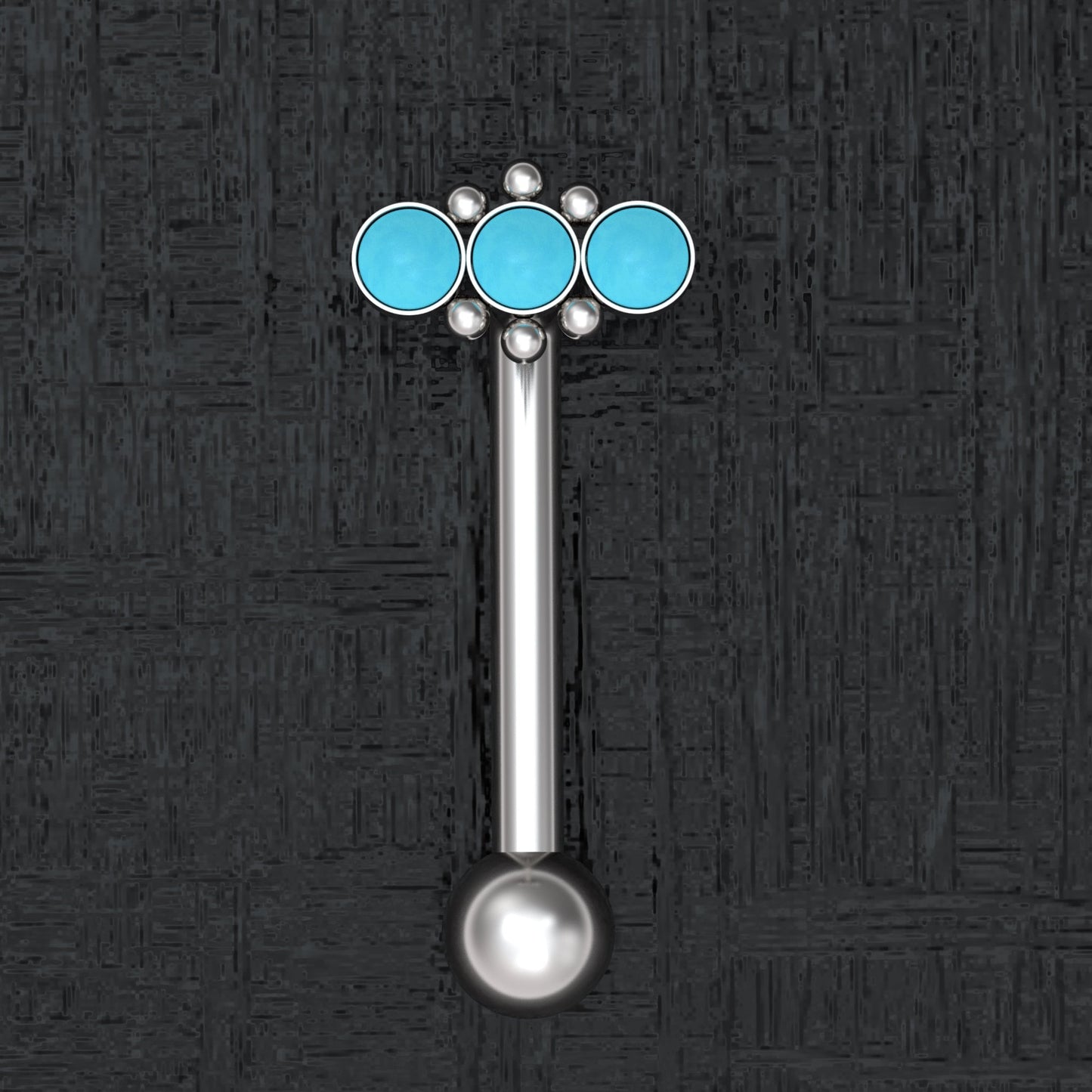 VHC Barbell 14g Surgical Steel - TitaniumFashion