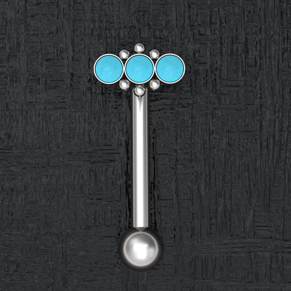 VHC Barbell 14g Surgical Steel - TitaniumFashion