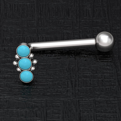 VHC Barbell 14g Surgical Steel - TitaniumFashion