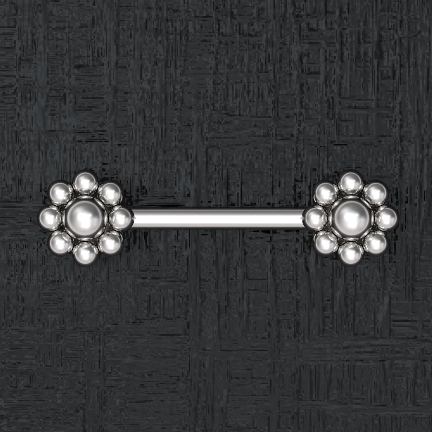 Nipple Barbell Earring Surgical Steel - TitaniumFashion