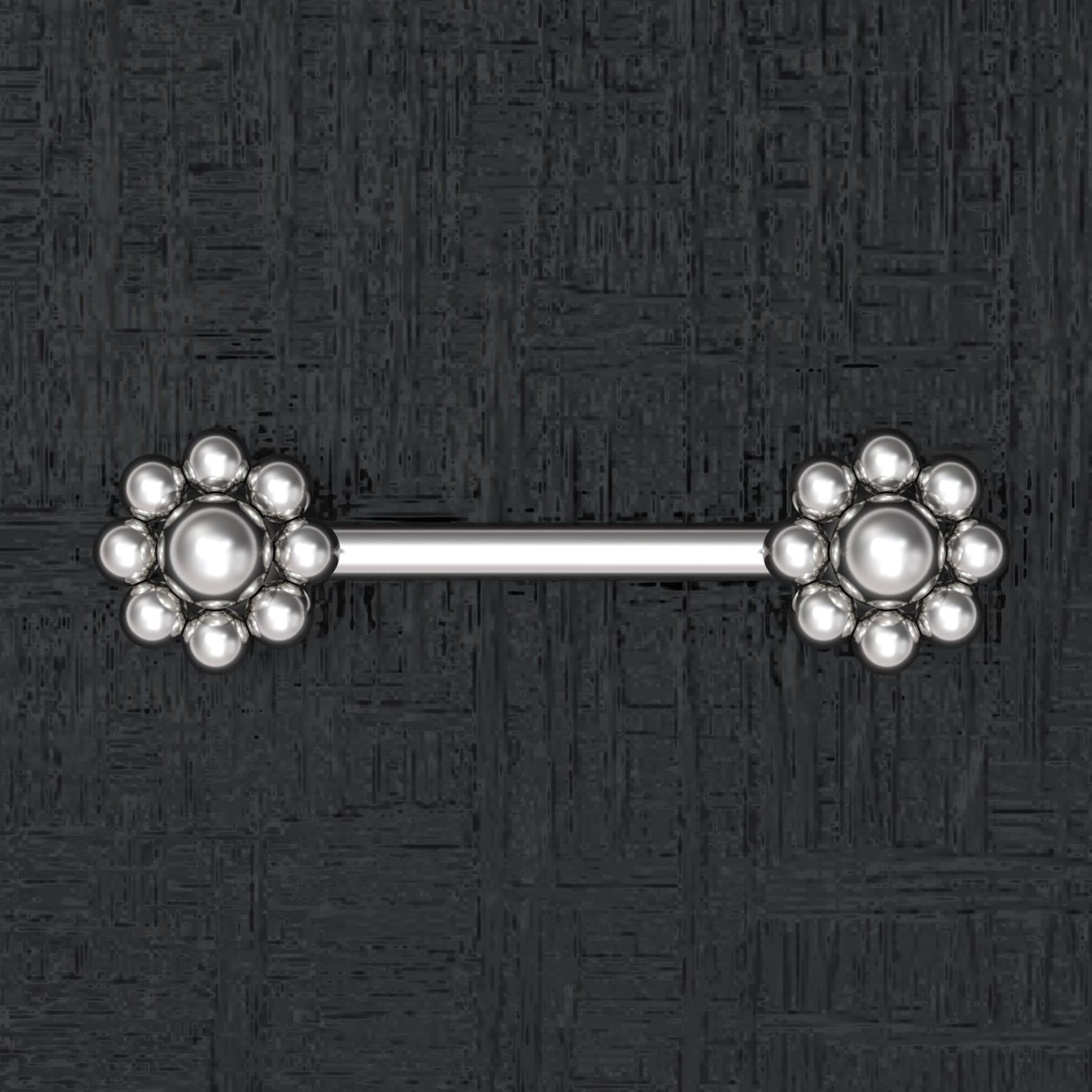 Nipple Barbell Earring Surgical Steel - TitaniumFashion