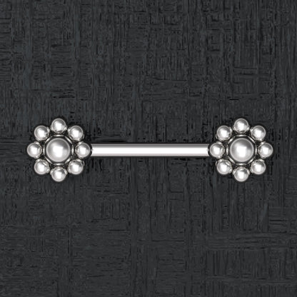 Nipple Barbell Earring Surgical Steel - TitaniumFashion