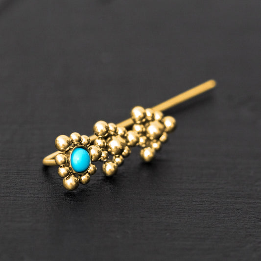 Up The Ear Earrings Surgical Steel - TitaniumFashion